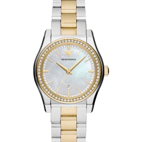Emporio Armani Federica Mother-of-Pearl Watch for Women