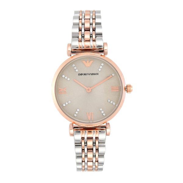 Emporio Armani Gianni T-B Grey Dial Watch for Women